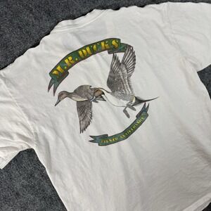 VTG Lee M.R. Ducks Graphic Shirt Mens XXL 10 Year Anniversary 90s Single Stitch